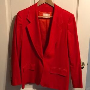 Women’s wool red size 12 retro Pendleton blazer